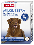 Beaphar Milquestra wormtabletten hond 2 tabl.