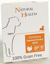 Natural Health Dog hondenvoer Steamed Carnivore Turkey 395 gr