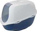 Moderna kattenbak Mega Smart Cat <br>blue berry/wit