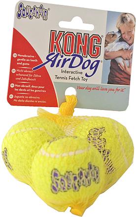 Kong AirDog Squeakair tennisbal 3 st