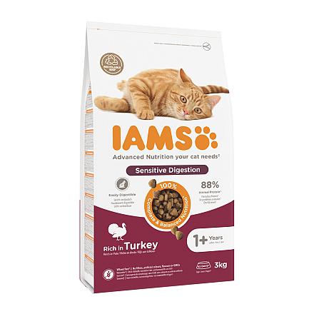 IAMS Kattenvoer Adult Sensitive Digestion Turkey 3 kg