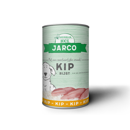 Jarco Hondenvoer Kip/Rijst 400 gr