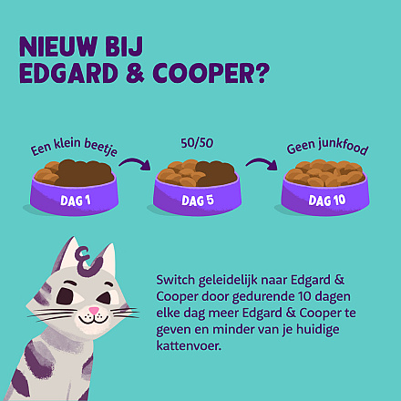 Edgard & Cooper kattenvoer Kitten Eend en Kip 2 kg