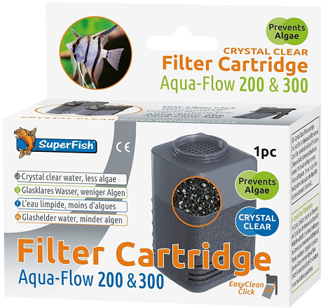 SuperFish Aqua-Flow 200/300 Crystal cartridge 2 + 1