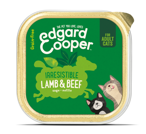 Edgard & Cooper kattenvoer Adult rund en lam 85 gr