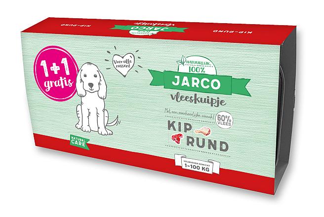 Jarco hondenvoer Vleeskuipjes Kip/Rund 2 x 150 gr